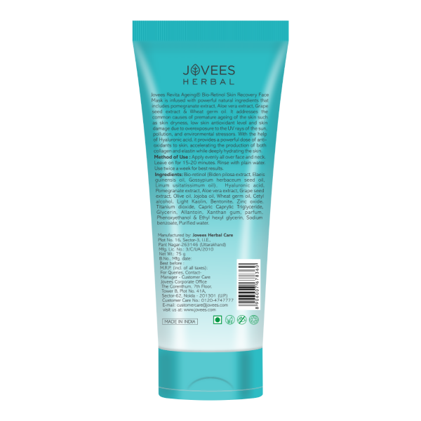 Jovees Bio-Retinol Revita Ageing Face Mask - Swadesiicart