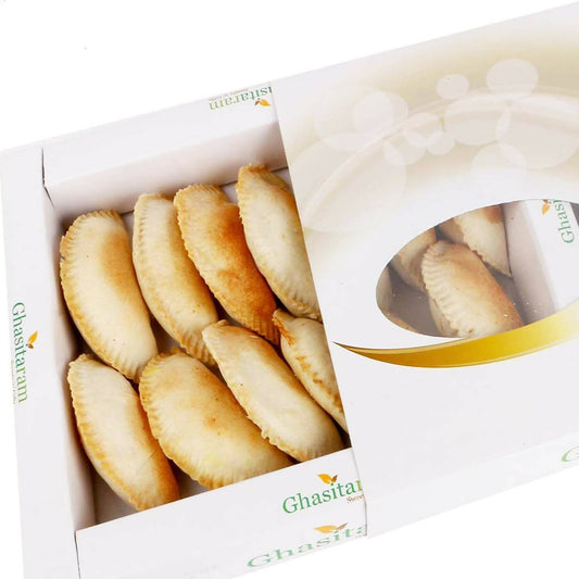 Ghasitaram Holi Sweets - Air Fried/ No Oil Diet Gujiyas | Swadesiicart