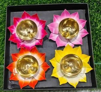 Collectibles India Colorful Diya | Swadesiicart