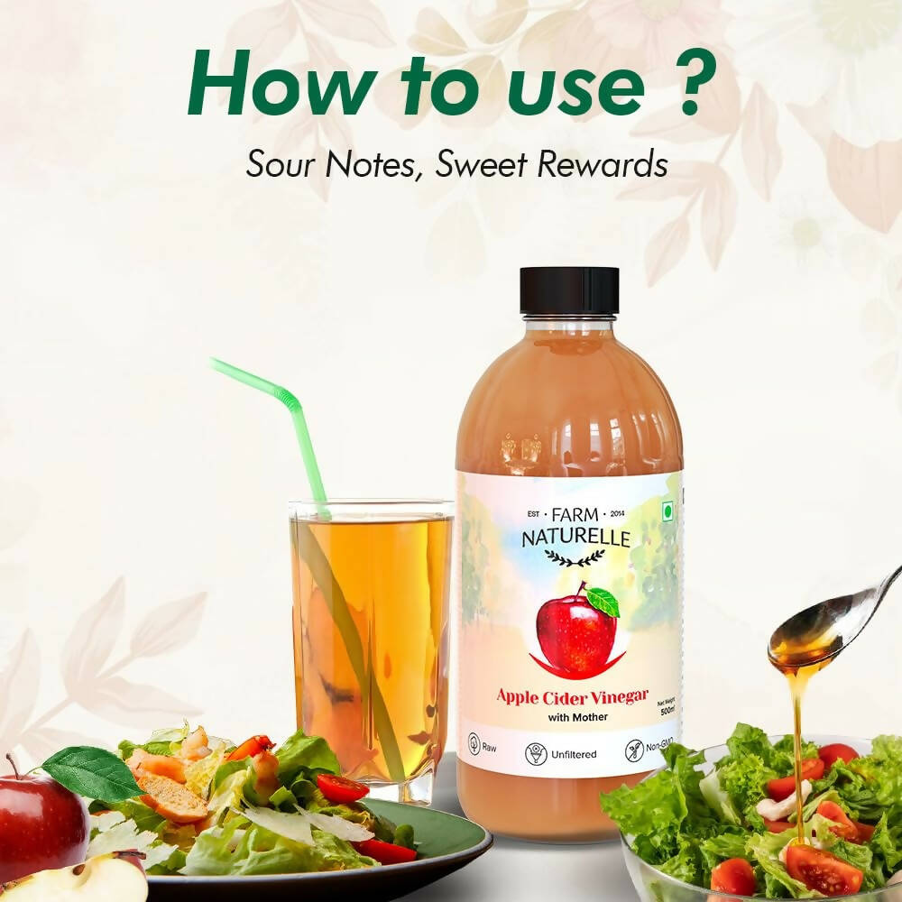 Farm Naturelle Apple Cider Vinegar with Mother - Swadesiicart