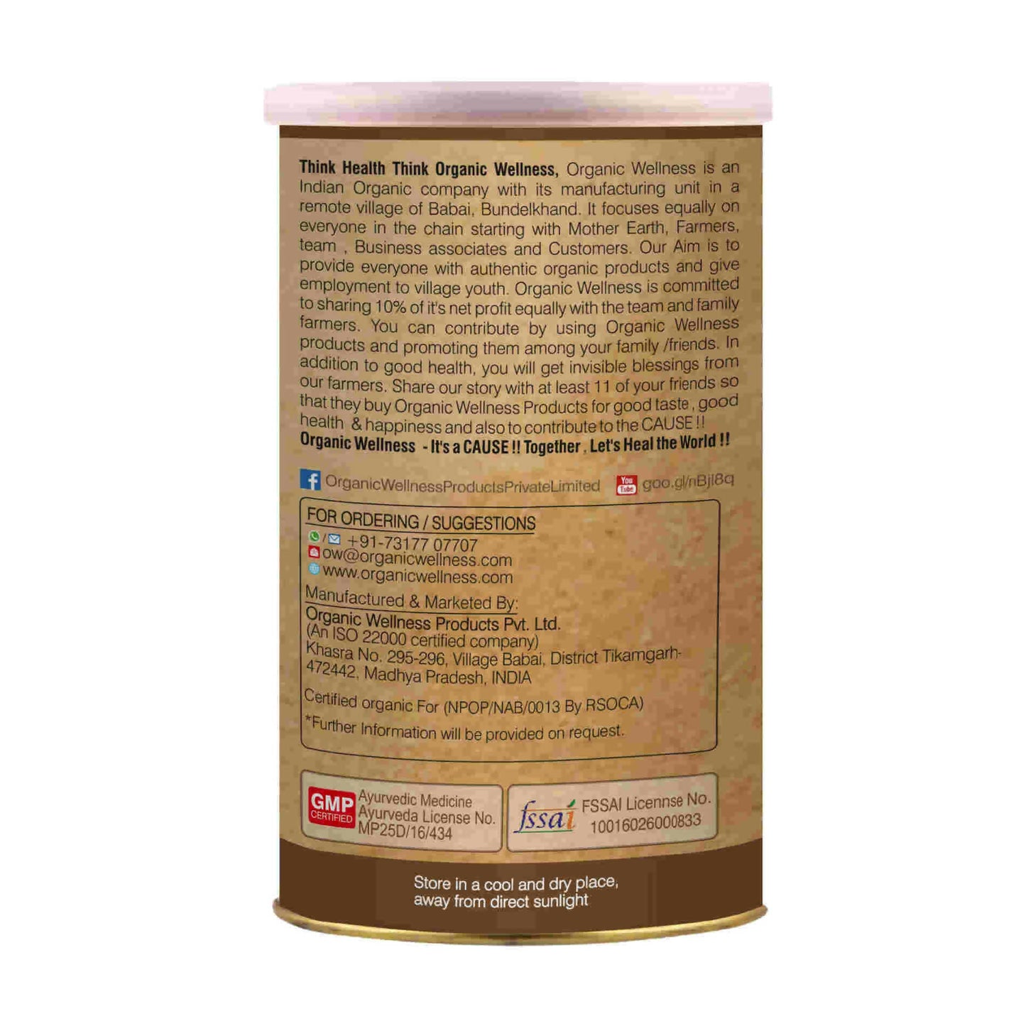 Organic Wellness Licorice Mulethi Powder - Swadesiicart