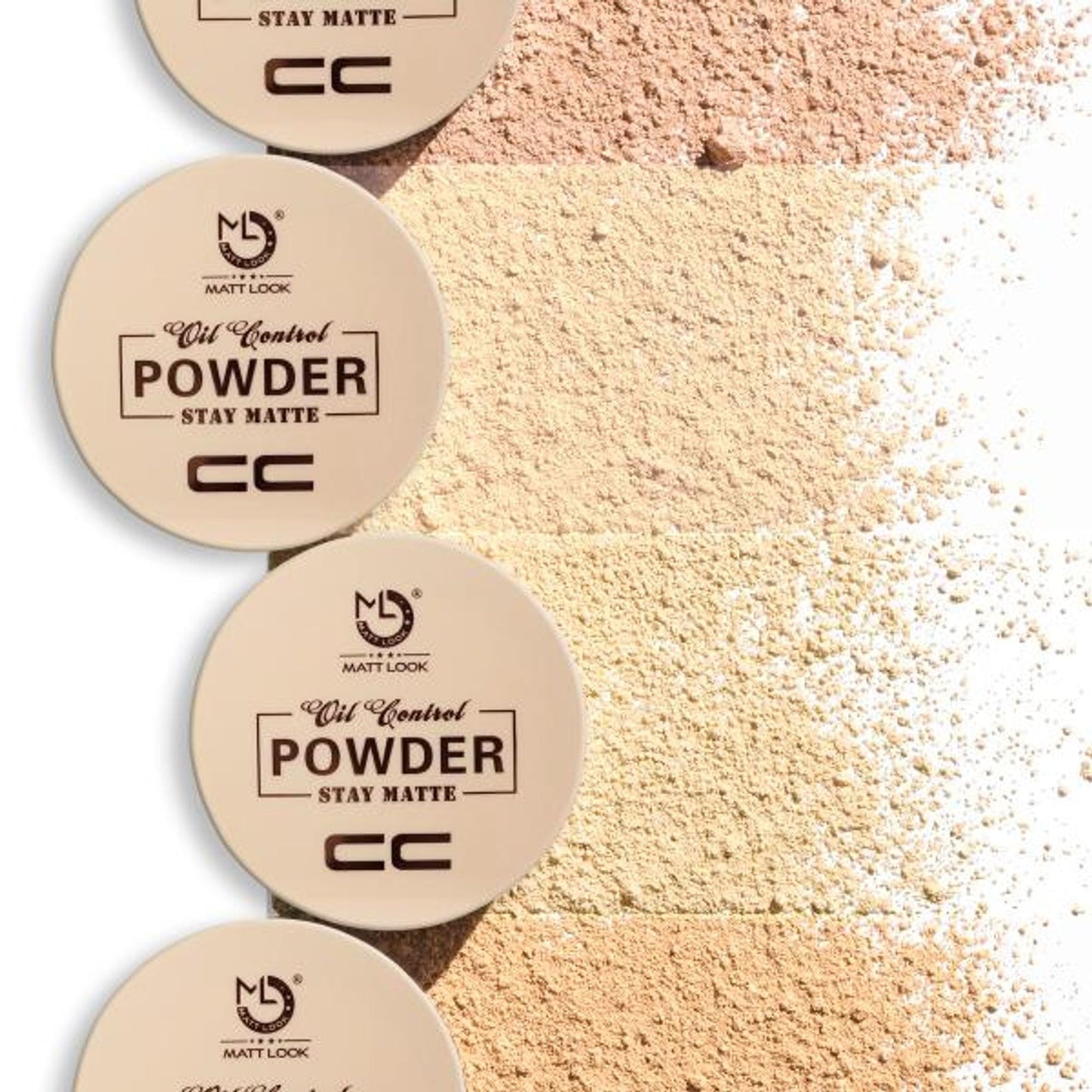 Matt Look CC Oil Control Stay Matte Powder - Natural - Swadesiicart