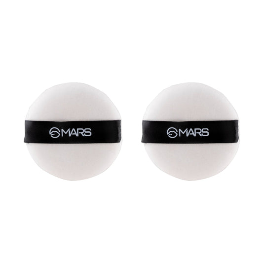MARS Cosmetics Puffect Powder Puff with Strap - Pack of 2 - Swadesiicart