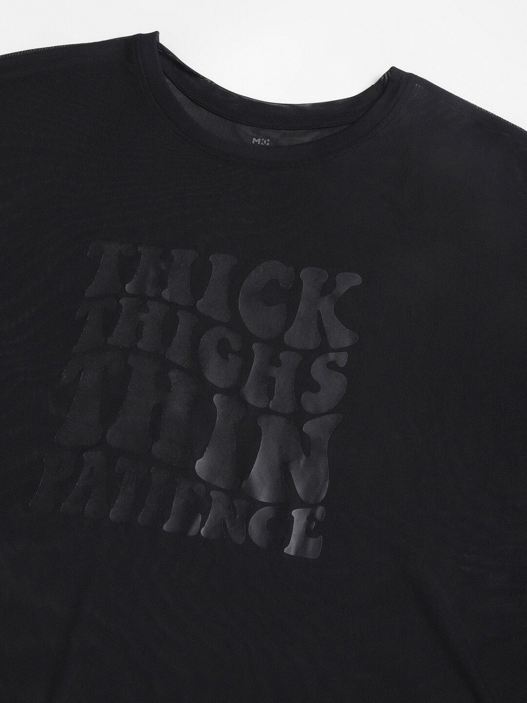 MKH Typography Printed Dri-FIT Relaxed Fit Sports T-shirt - Swadesiicart
