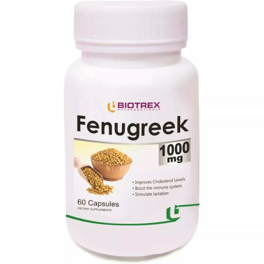 Biotrex Fenugreek 1000mg Capsules | Swadesiicart
