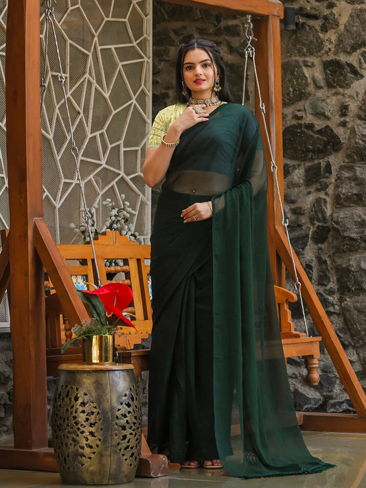 Tikhi Imli No Border Ready to Wear Saree | Swadesiicart