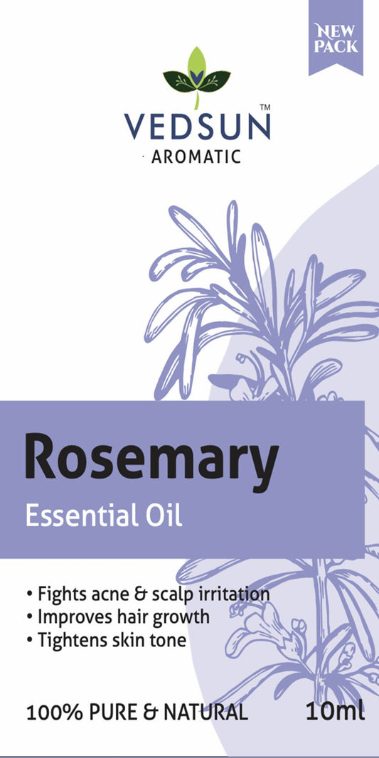 Vedsun Naturals Rosemerry Essential Oil Pure & Organic for Skin and Fragrance - Swadesiicart