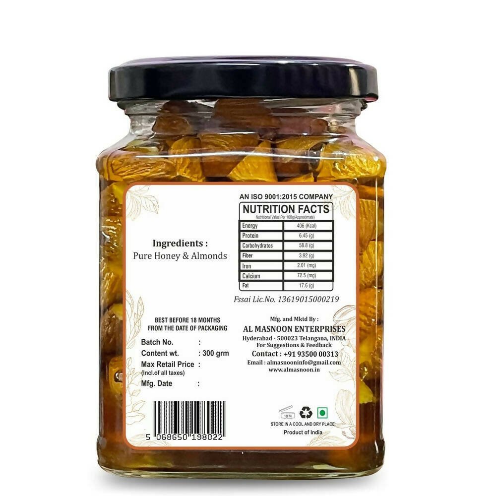 Al Masnoon Honey With Almonds - Swadesiicart