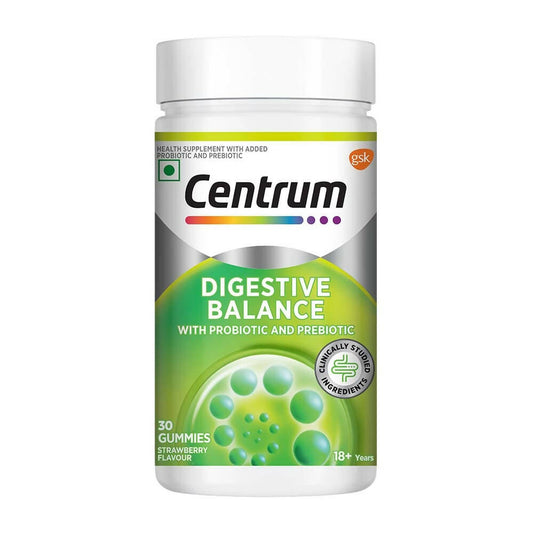 Centrum Digestive Balance Gummies - Strawberry Flavor | Swadesiicart