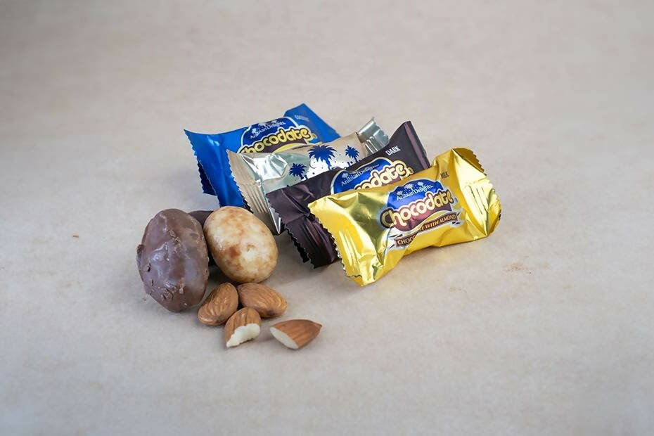 Ajfan Dates With Chocolate Premium Saudi Arabian Dates | Swadesiicart