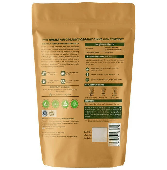 Himalayan Organics Cinnamon Powder | Swadesiicart