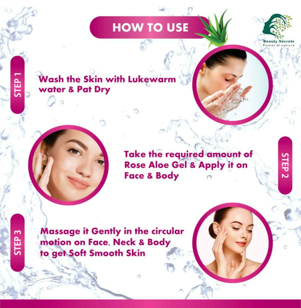 Beauty Secrets Pure Aloe Vera Gel for Face and Body | Swadesiicart