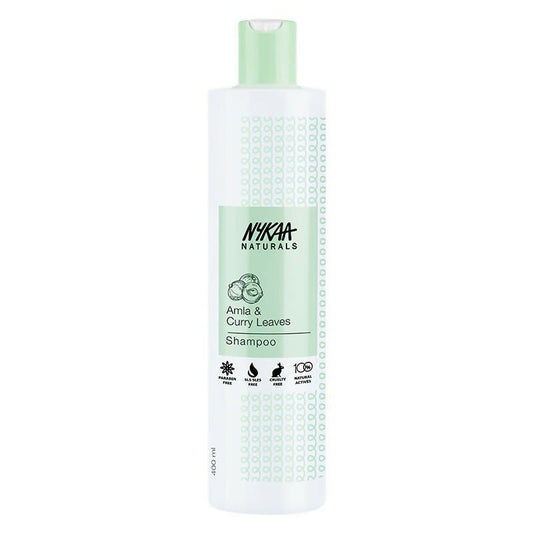 Nykaa Naturals Longer & Thicker Hair - Free Shampoo With Amla, Curry Leaves & Coconut Oil - Swadesiicart