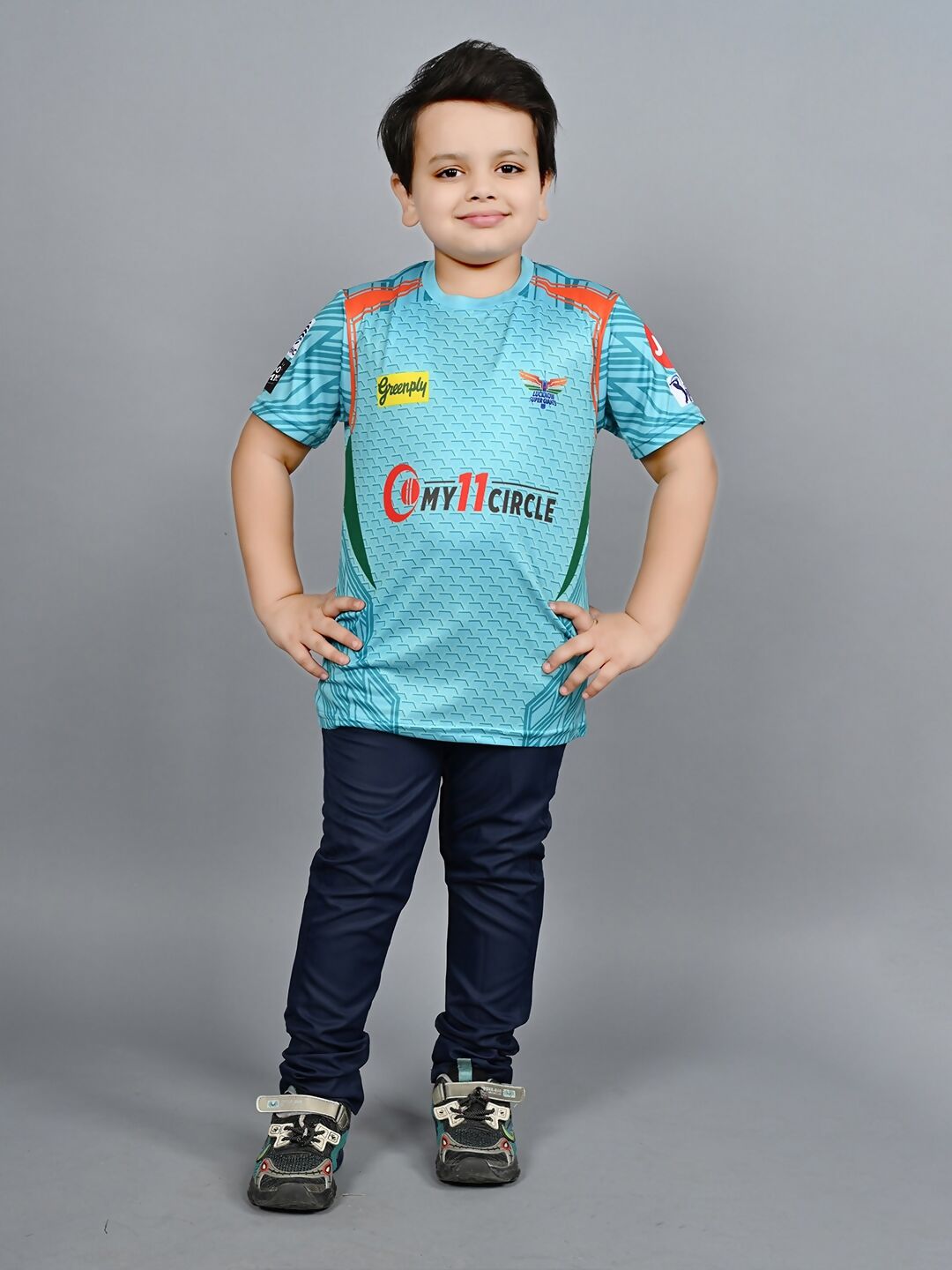 Baesd Boys Sports Printed Cricket Jersey IPL, T20 T-shirt | Swadesiicart