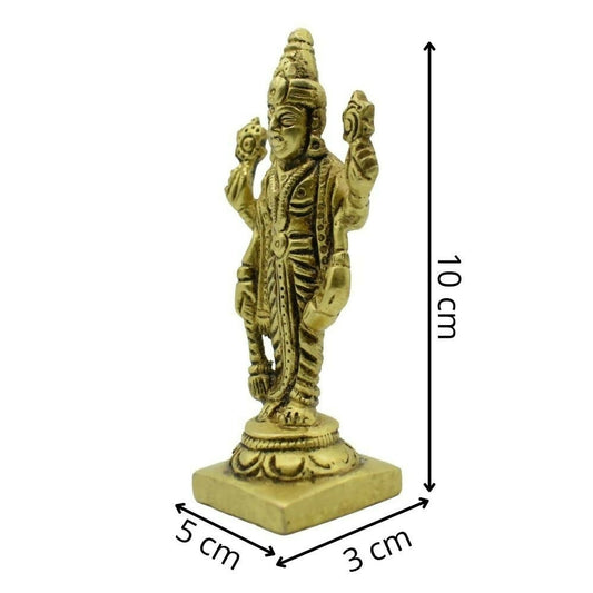 Puja N Pujari Lord Vishnu Murty Idol - Swadesiicart