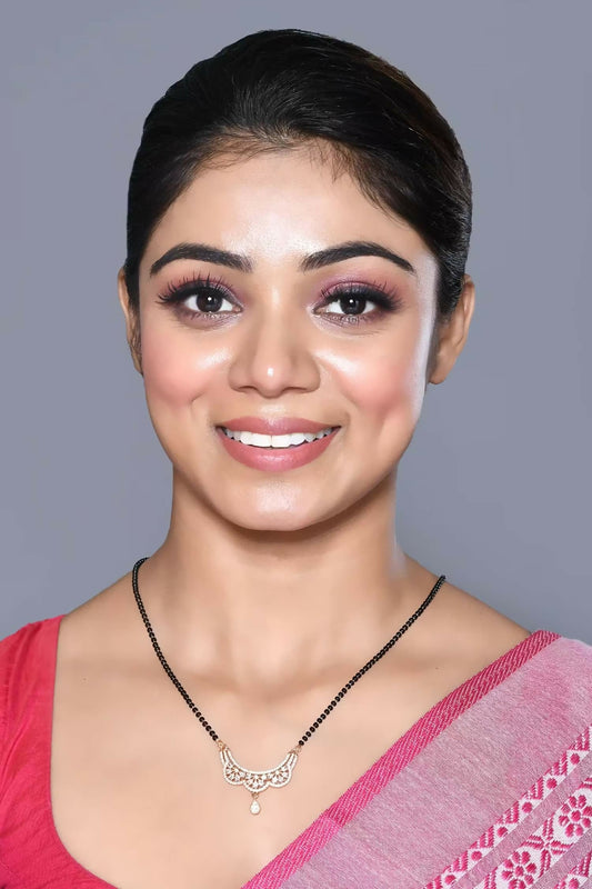 Joban Fashion Women Golden White Ad Mangalsutra With Chain And Without Earrings - Swadesiicart
