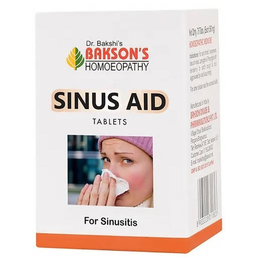 Bakson's Homeopathy Sinus Aid Tablets | Swadesiicart