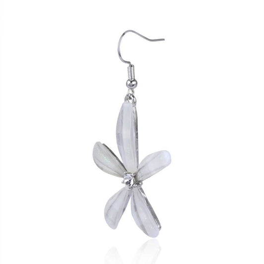 Trendoo Jewelry Gold-Polished Stylish Fancy Party Wear White Drops