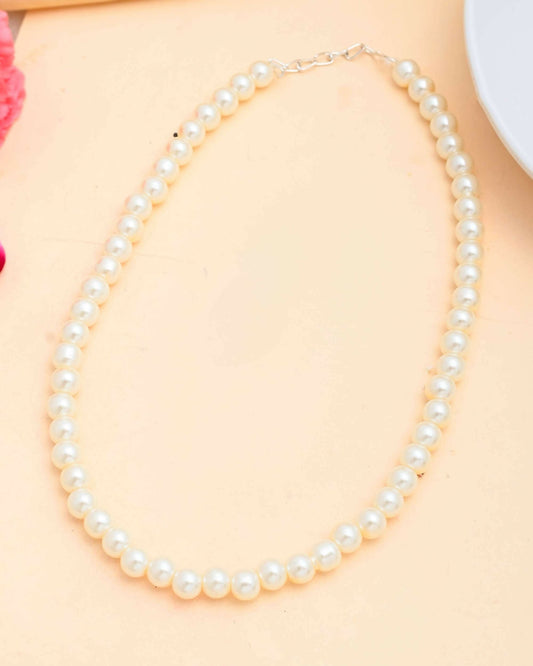 VOJ Pearl Beaded Necklace | Swadesiicart