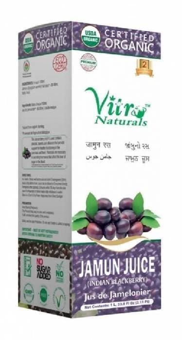 Vitro Naturals Certified Organic Jamun Juice | Swadesiicart