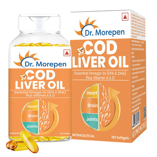 Dr. Morepen Cod Liver Oil Softgels - Dr Morepen