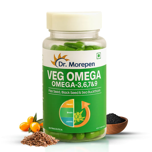 Dr. Morepen Veg-Omega Veg Capsules | Swadesiicart