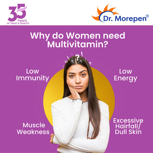 Dr. Morepen Multi-Vitamin Tablets For Women - Swadesiicart