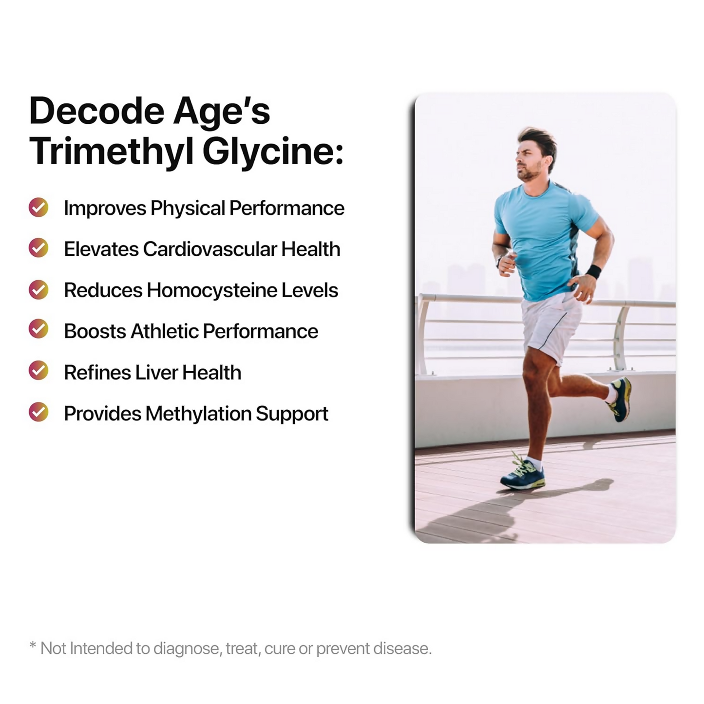 Decode Age TMG 98% Pure Trimethylglycine (TMG) Supplements Capsules - Swadesiicart