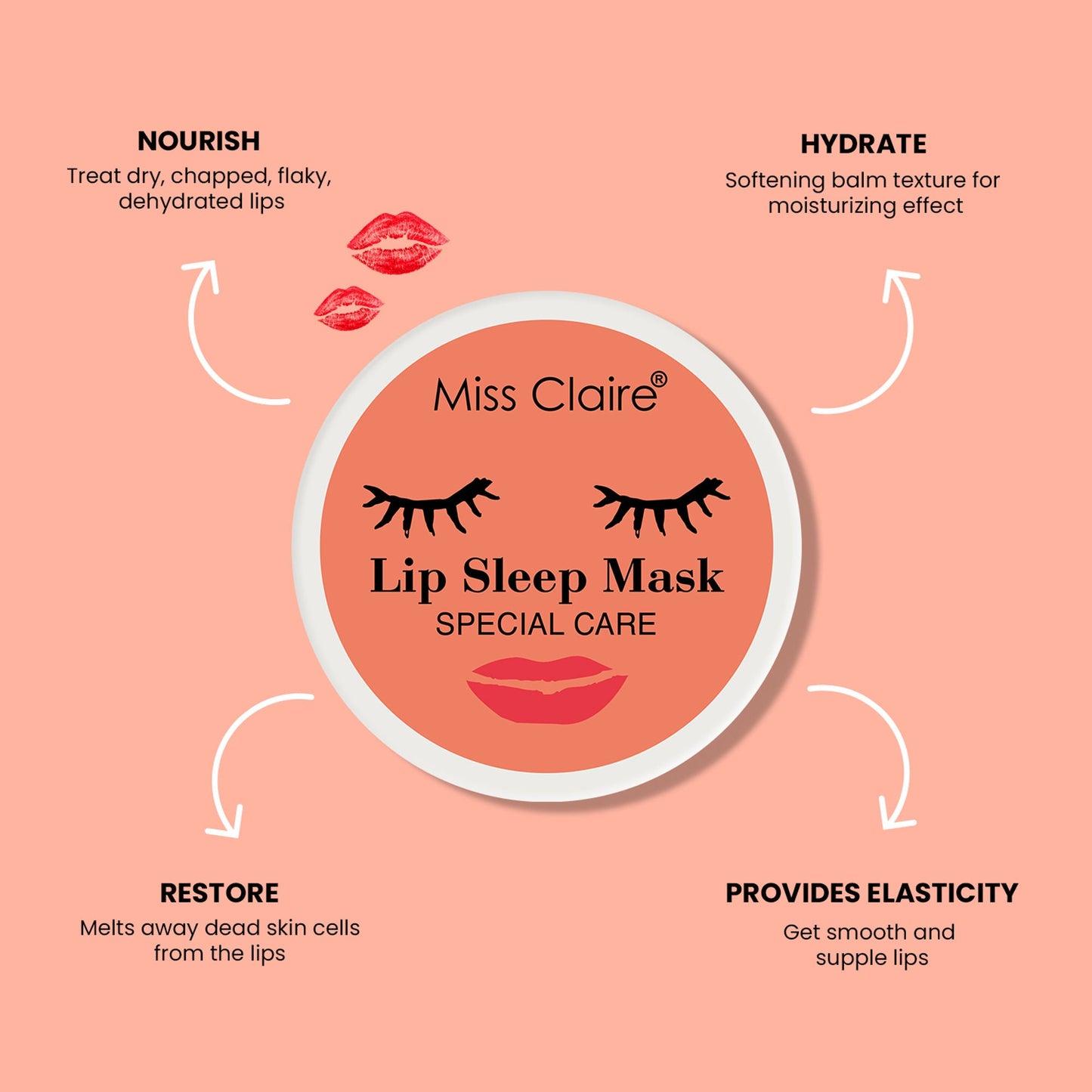 Miss Claire Lip Sleep Mask Special Care - 1 | Swadesiicart