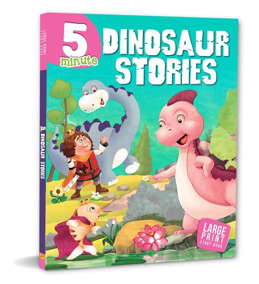 Story Book: 5 Minute Dinosaur Stories - Om Books