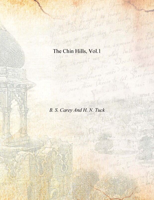 The Chin Hills Vol. 1st - Gyan Books