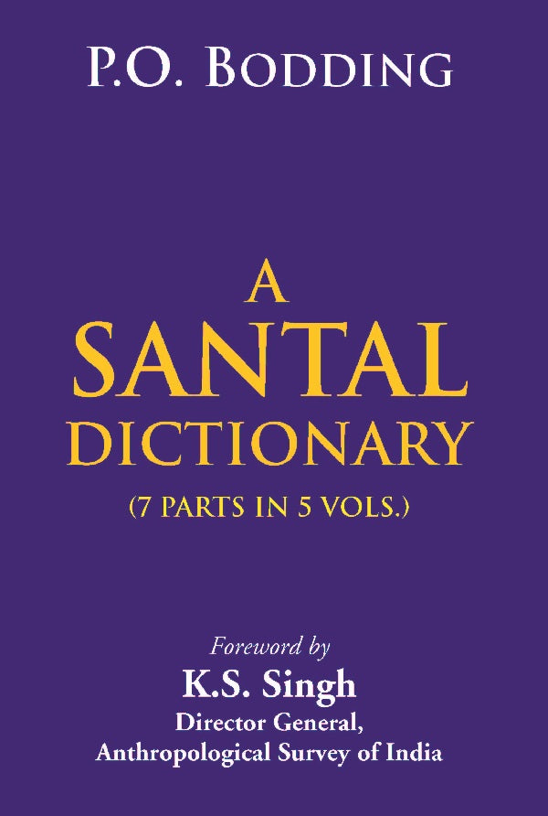 A Santal Dictionary Vol. 1st - Gyan Books