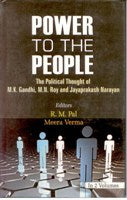 Power to the People: the Political Thought of M.K. Gandhi, M.N. Roy and Jayaprakash Narayan 2 Vols. Set - Gyan Books - Swadesiicart