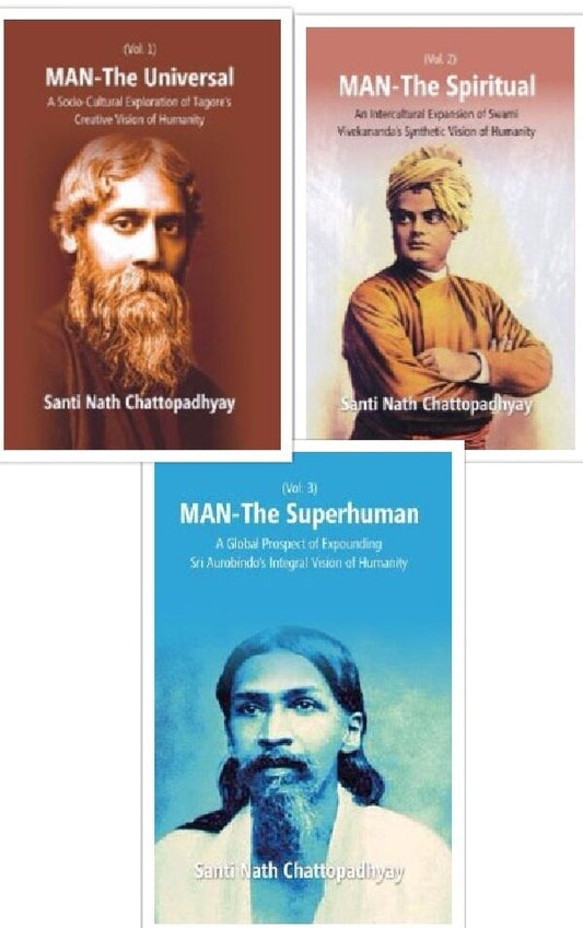 Man-The Universal, the Spiritual, the Superhuman 3 Vols. Set - Gyan Books