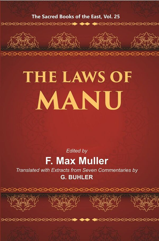 The Sacred Books of the East (THE LAWS OF MANU) 25th - Gyan Books