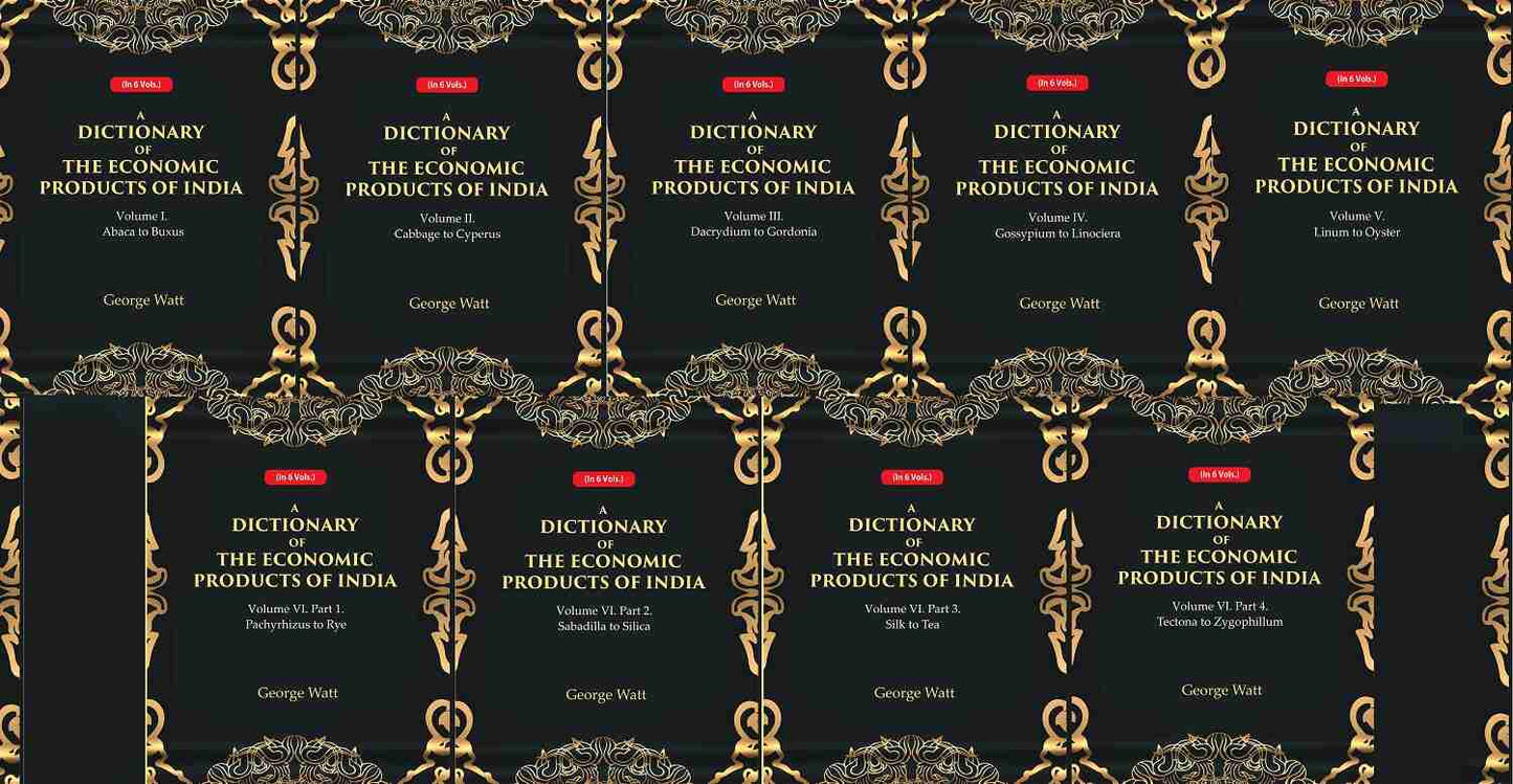 A Dictionary of the Economic Products of India 6 Vols. Set - Gyan Books - Swadesiicart