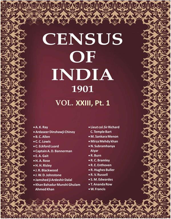 Census of India 1901: Kashmir - Report Book 53 Vol. XXIII, Pt. 1 - Gyan Books