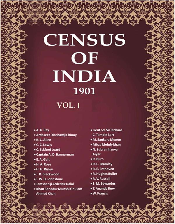 Census Of India : India - Ethnographic Appendices : Being The Data Upon Which The Caste Chapter 1901 4 Vol. - Gyan Books