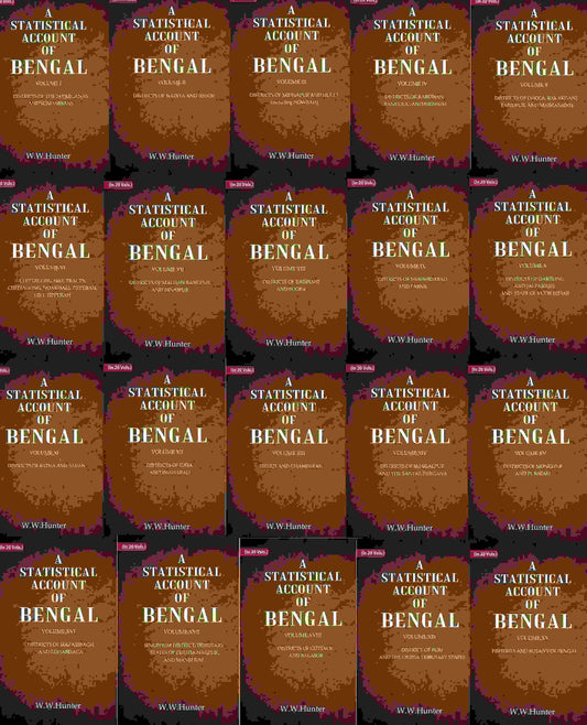 A Statistical Account of Bengal 20 Vols. Set - Gyan Books