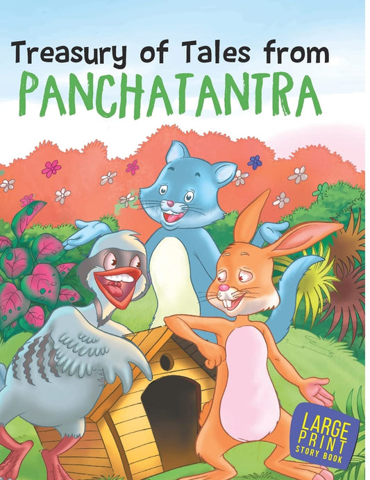 Treasury of Tales from Panchatantra : Large Print - Om Books