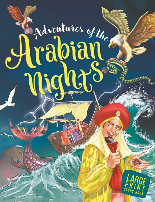 Adventures of the Arabian Nights : Large Print - Om Books - Swadesiicart