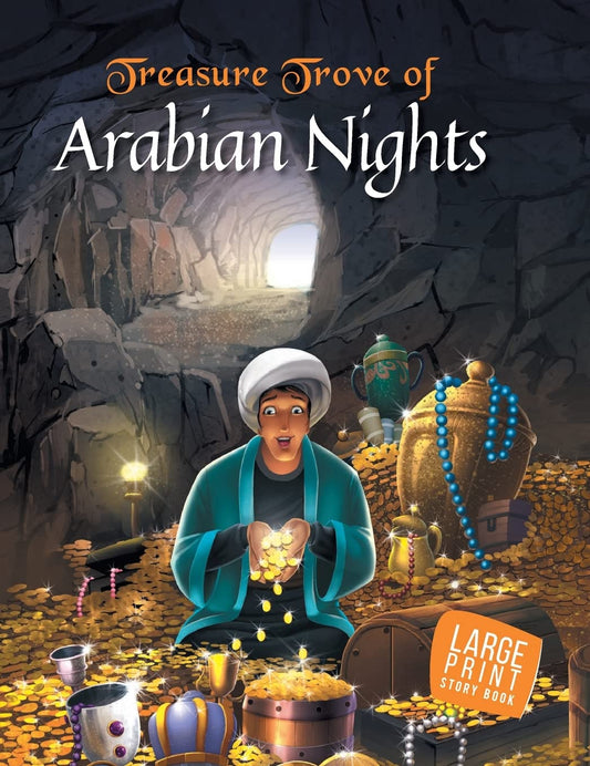 Treasure Trove of Arabian Nights : Large Print - Om Books