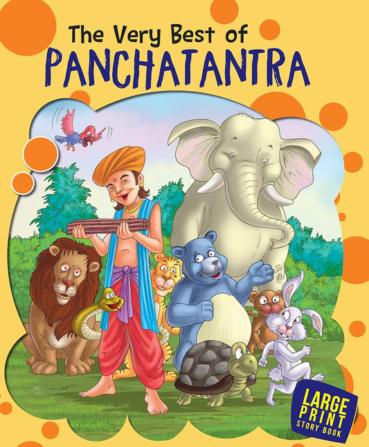 The Very Best of Panchatantra : Large Print (Binder) - Om Books