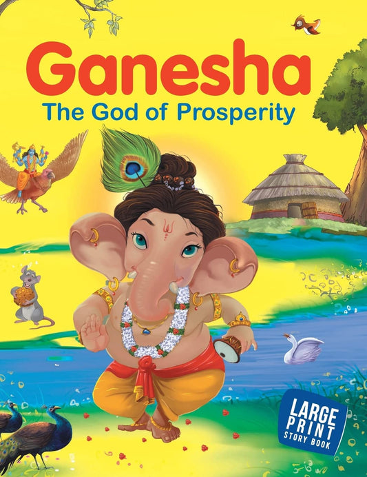Ganesha The God of Prosperity : Large Print - Om Books