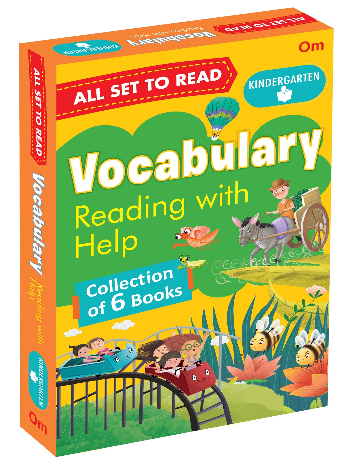 All Set Read KinderGarten Collection of 6 Books - Om Books