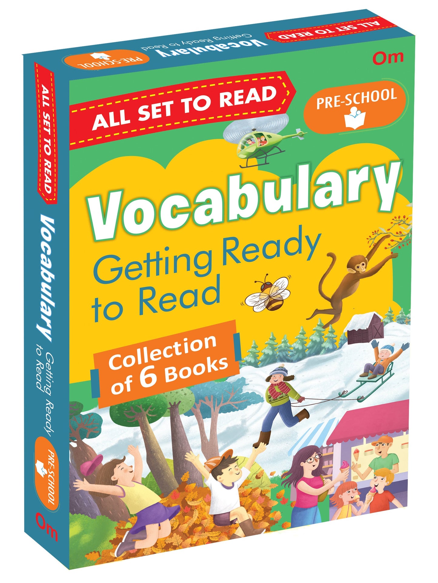 All Set Read Preschool Collection of 6 Books - Om Books