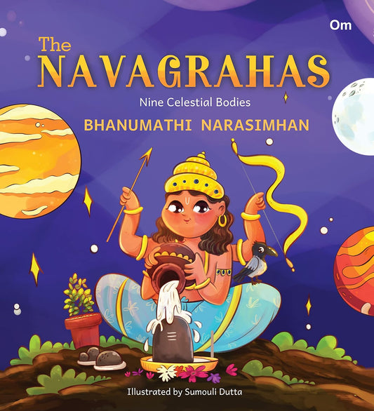 The Navagrahas nine celestial Bodies - Om Books - Swadesiicart