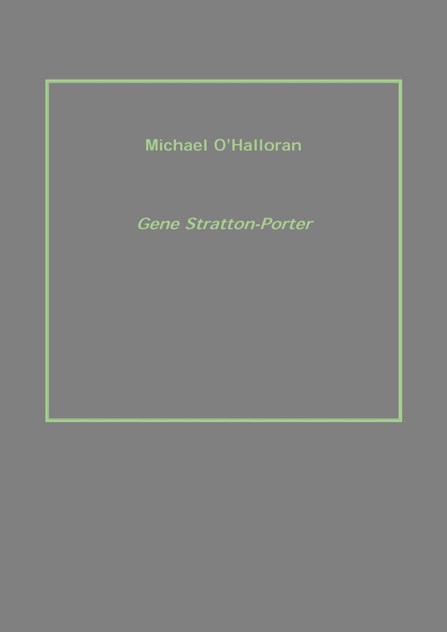 Michael O'Halloran - Gyan Books - Swadesiicart