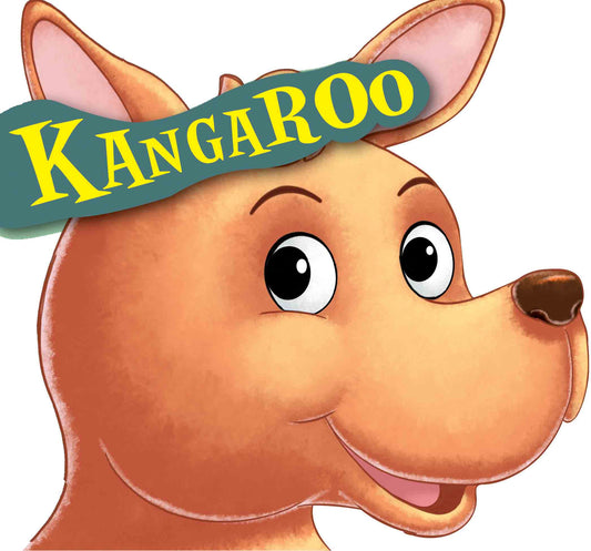Kangaroo : Cutout Board Book - Om Books - Swadesiicart