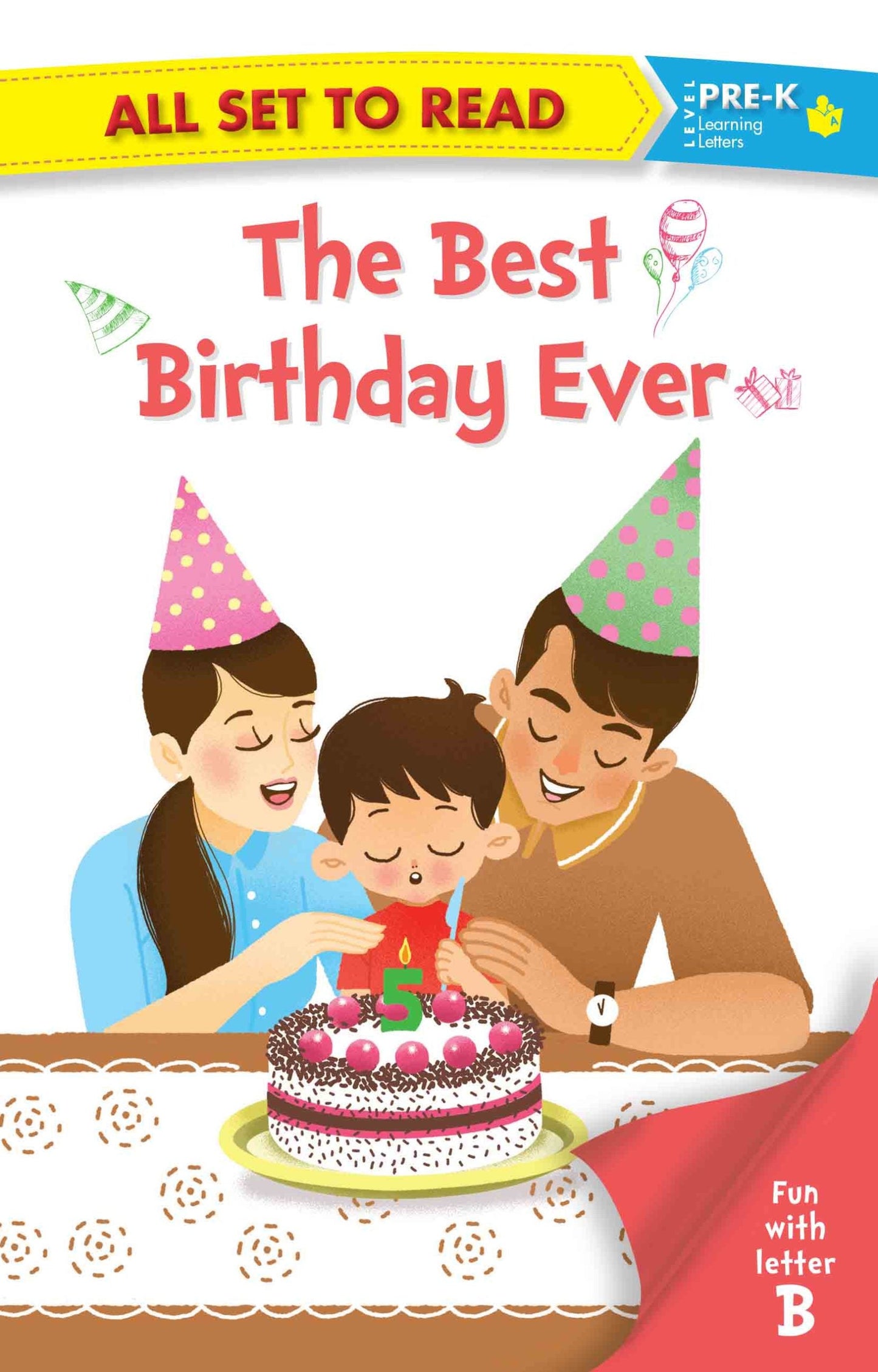All set to Read fun with B The Best Birthday Ever - Om Books - Swadesiicart